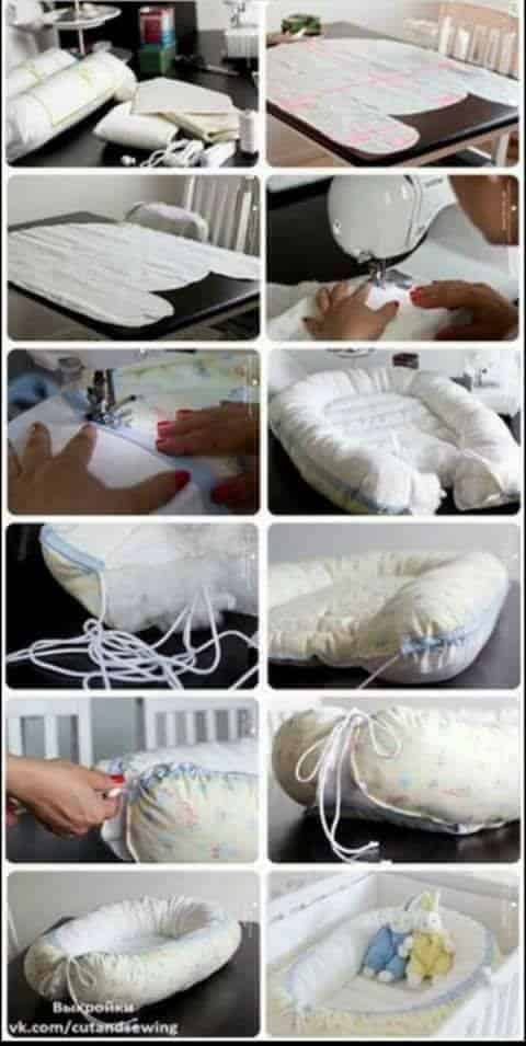 Make your own Baby nest! Step-by-step tutorial – Createaholic