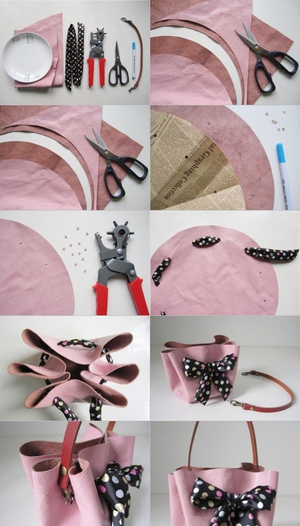 How to Make No Sew Handbag Tutorial