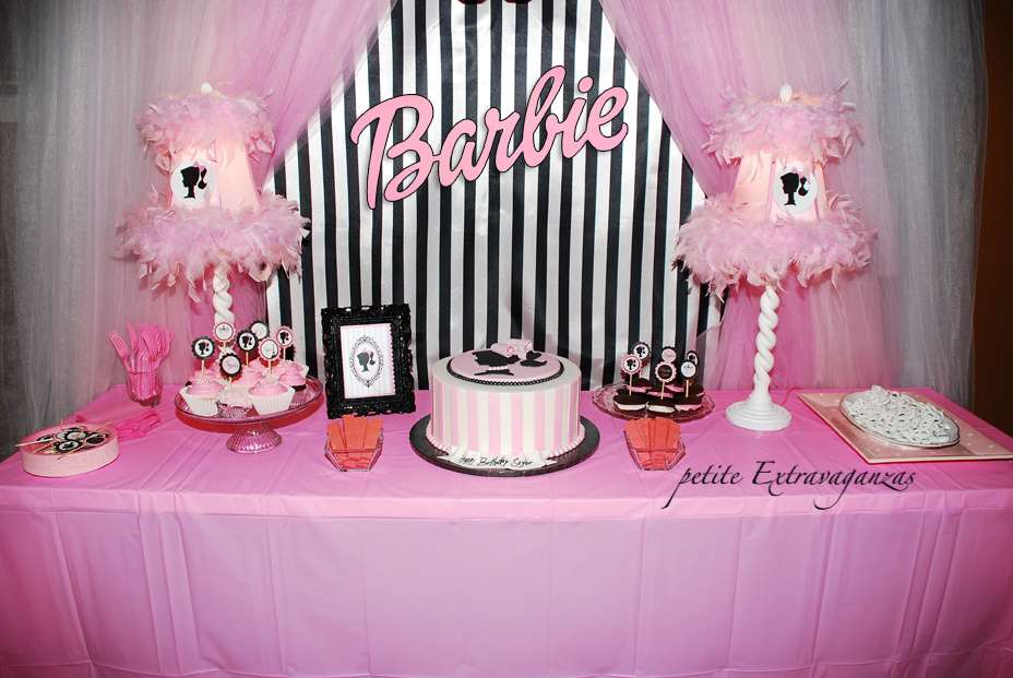 barbie theme party supplies