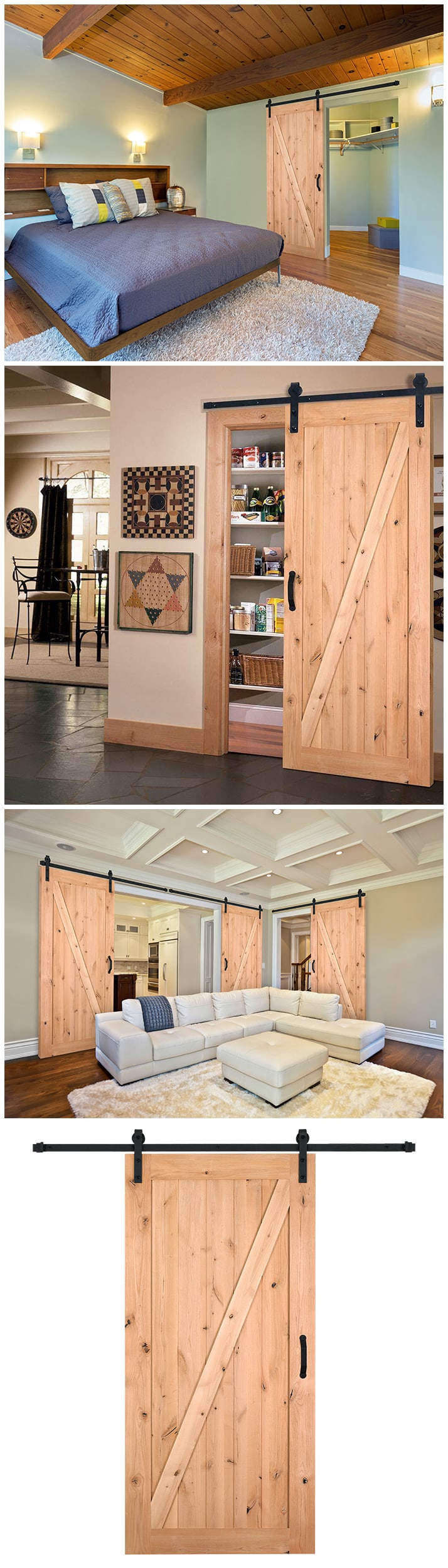 15+ Simple and Creative Ideas To Reuse Old Barn Doors