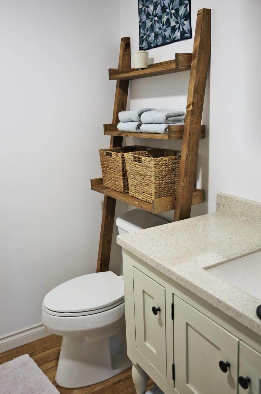 20+ Brilliant DIY Bathroom Shelf Ideas