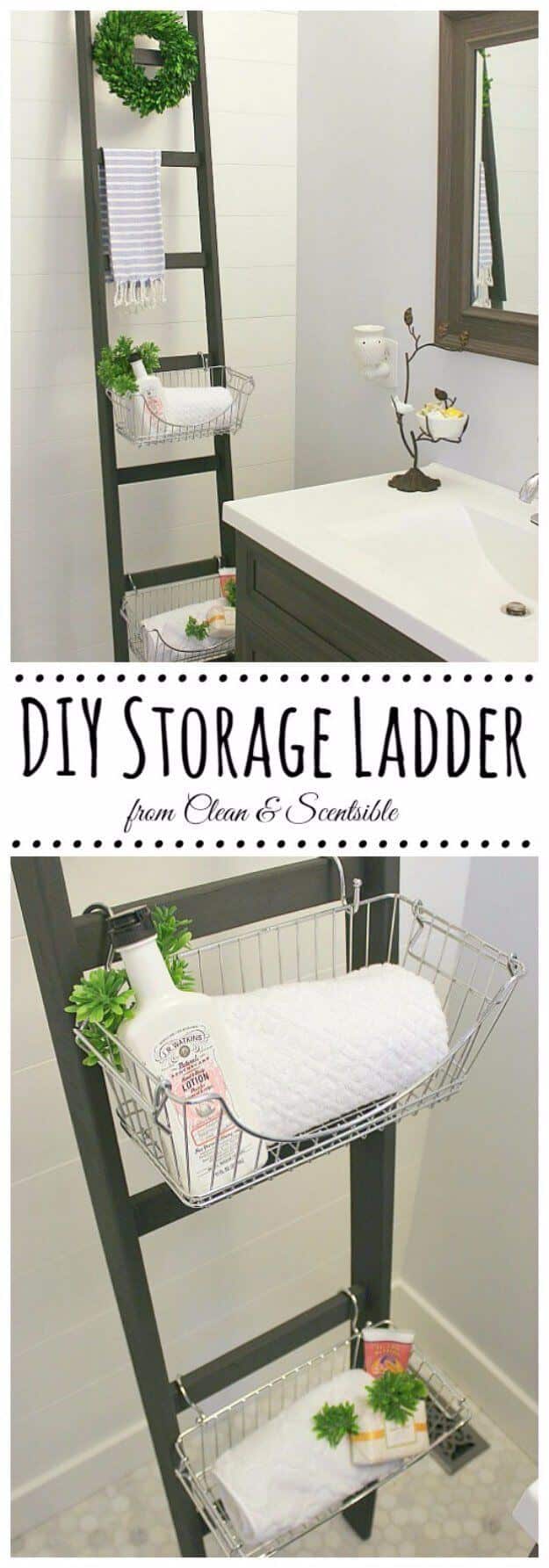 20+ Brilliant DIY Bathroom Shelf Ideas