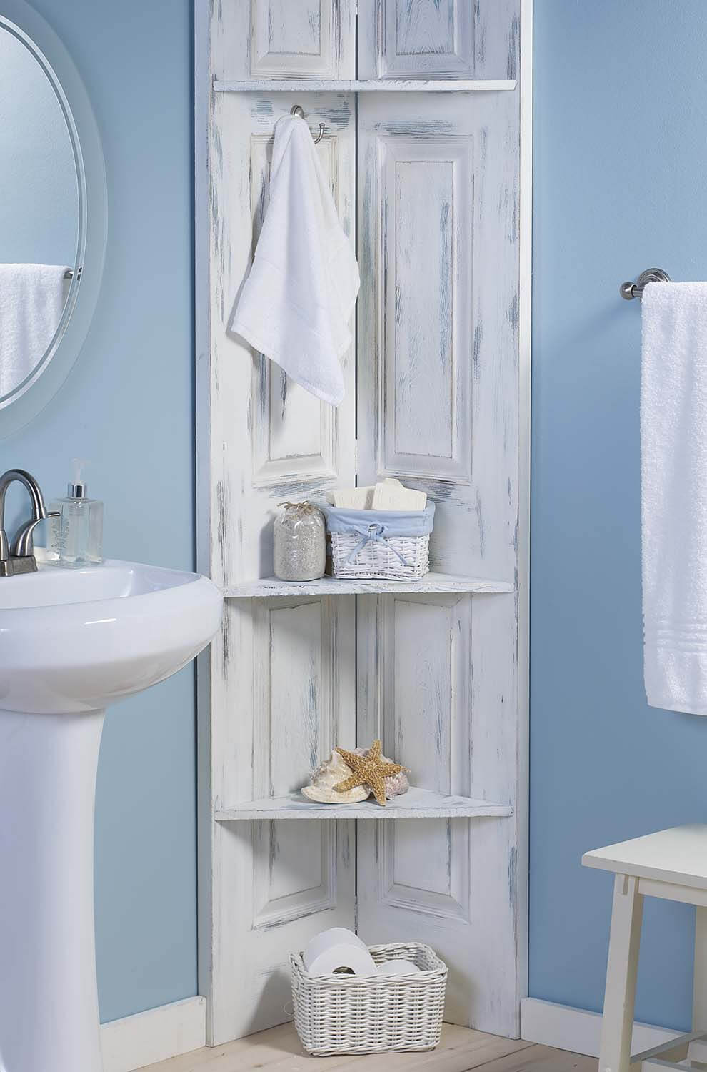 20+ Brilliant DIY Bathroom Shelf Ideas