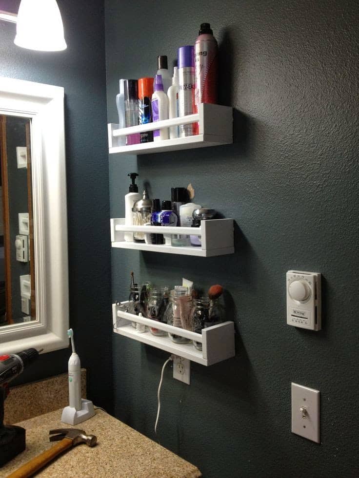 15+ Lovely DIY Bathroom Storage Ideas