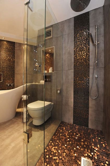 Wonderful & Cool Bathroom Tiles