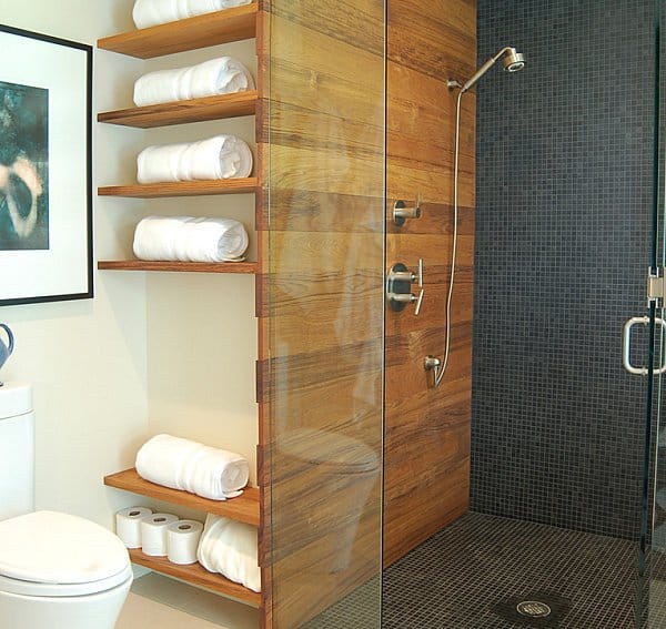 15+ Creative Bathroom Towel Storage