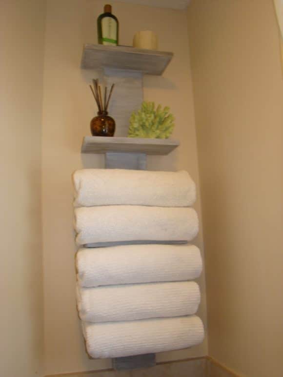 15+ Fantastic Bathroom Towel Storage Ideas