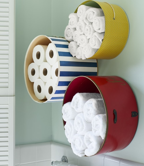 15+ Fantastic Bathroom Towel Storage Ideas