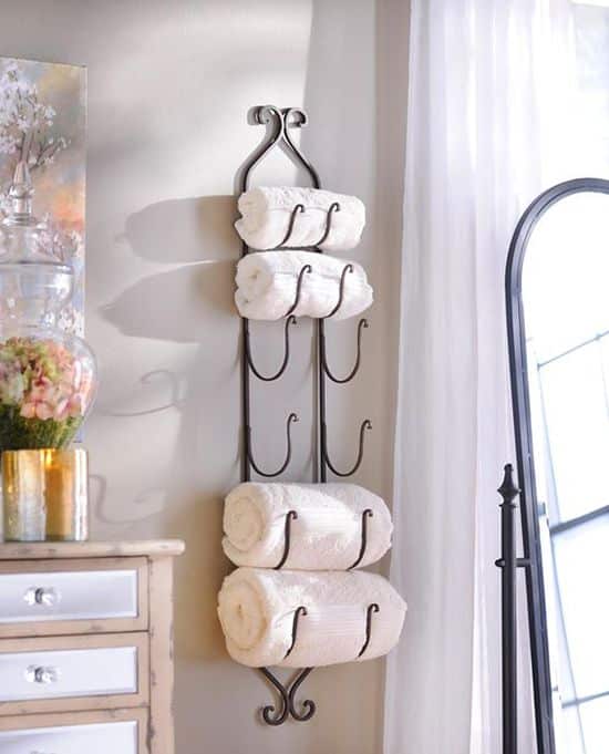 15+ Fantastic Bathroom Towel Storage Ideas