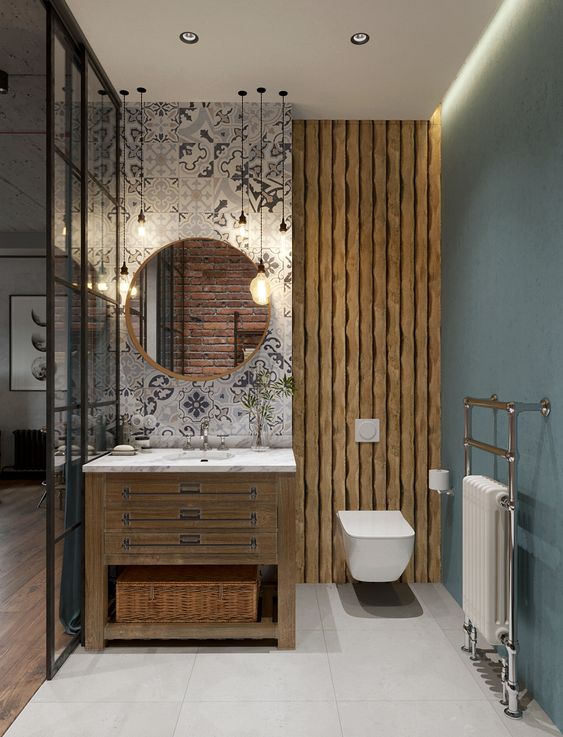 15+ Bathroom Wallpaper Ideas