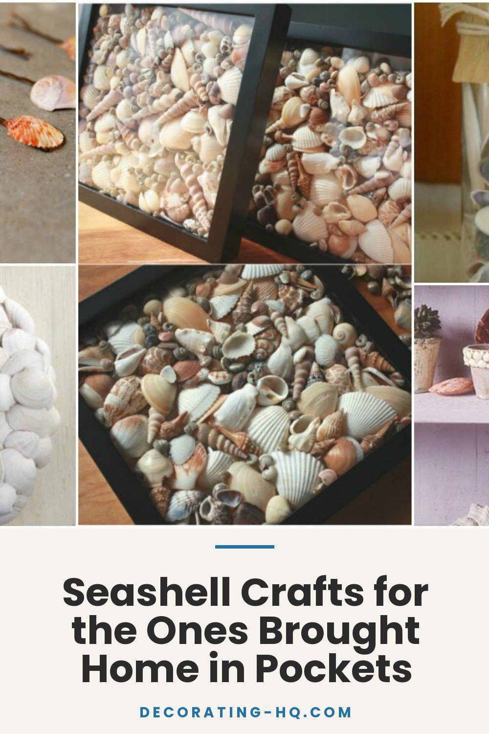 Seashell Crafts for the Ones Brought Home in Pockets