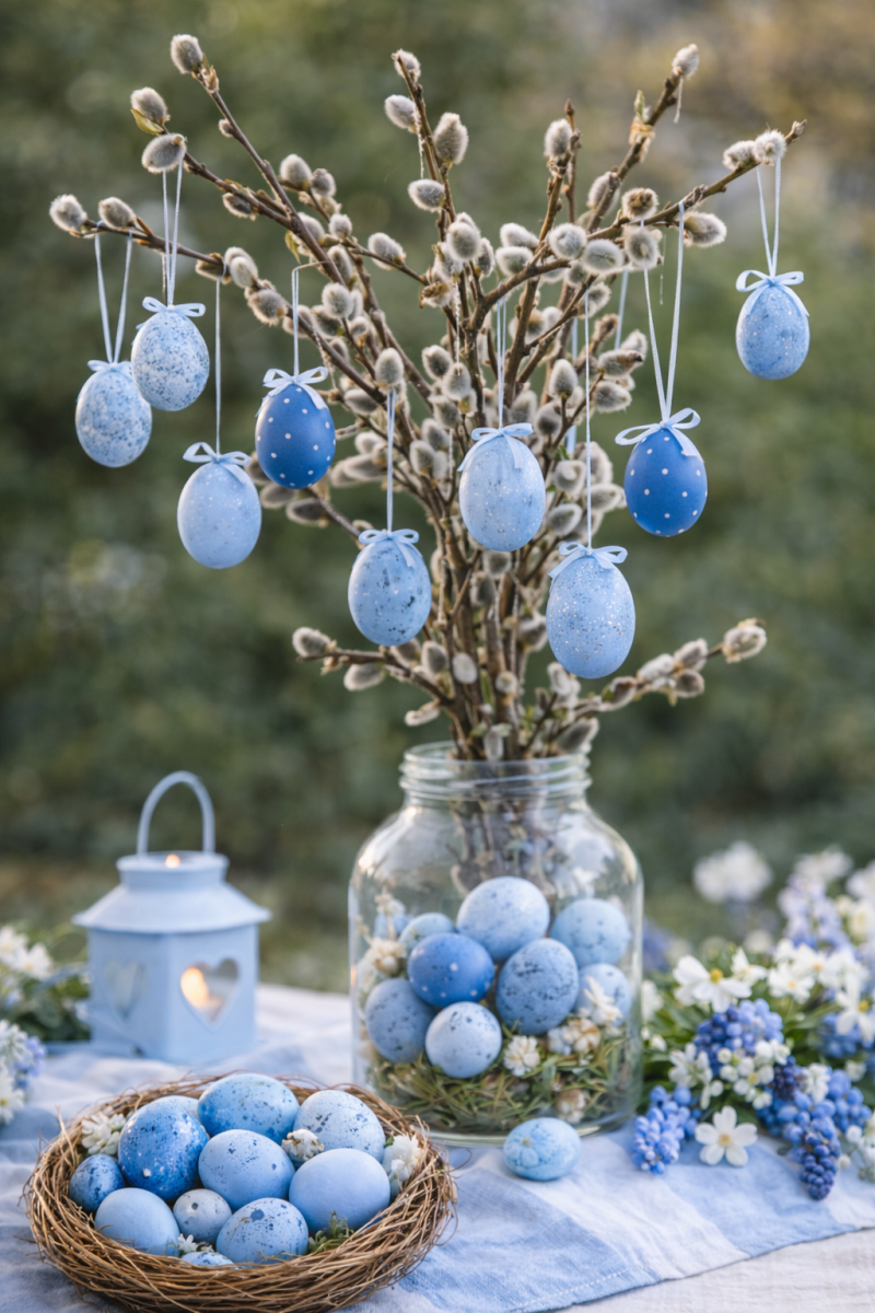 Beautiful Blue Easter Decorating Ideas Beautiful Blue Easter Decorating Ideas beautiful blue easter decorating ideas 4