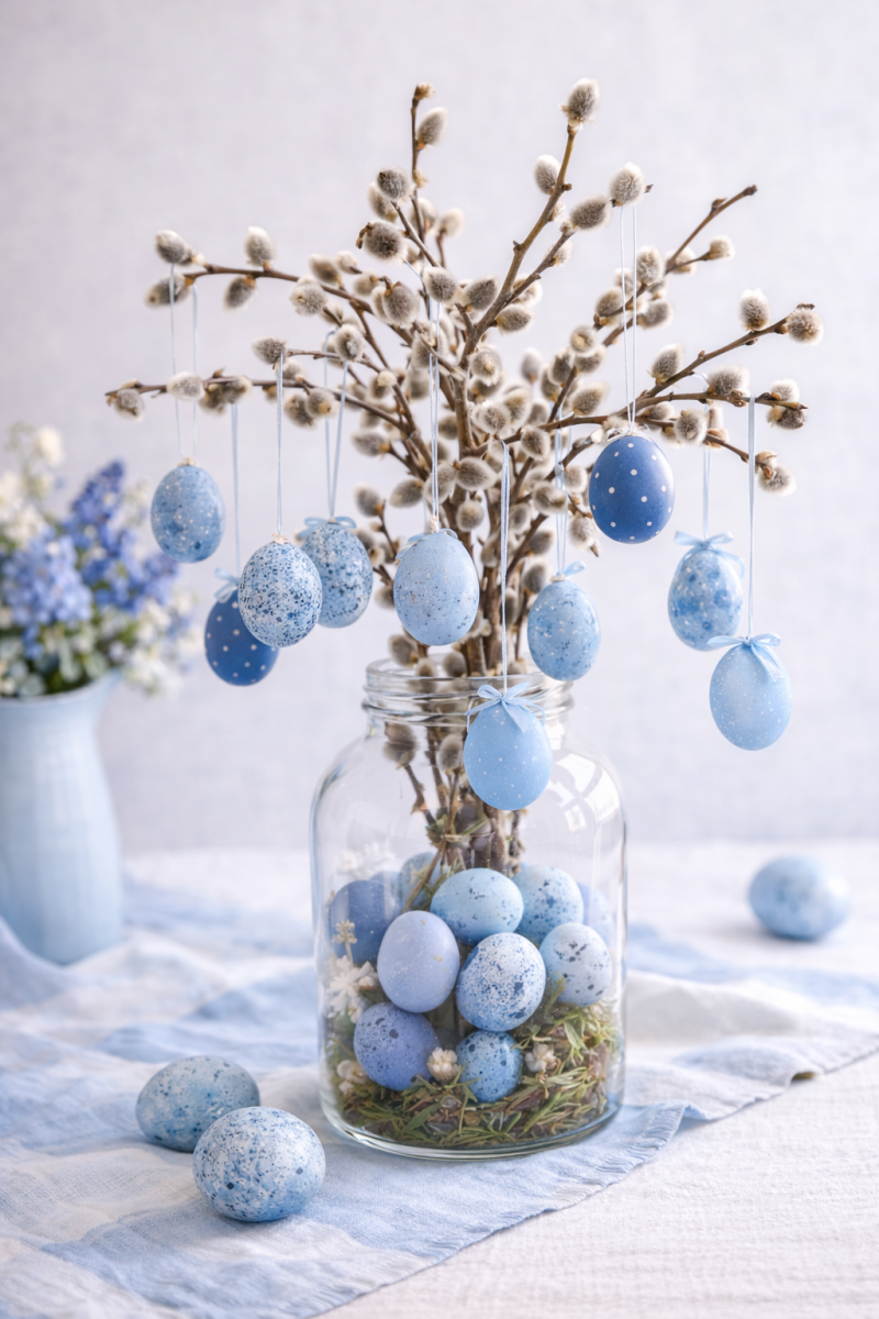 Beautiful Blue Easter Decorating Ideas Beautiful Blue Easter Decorating Ideas beautiful blue easter decorating ideas 9