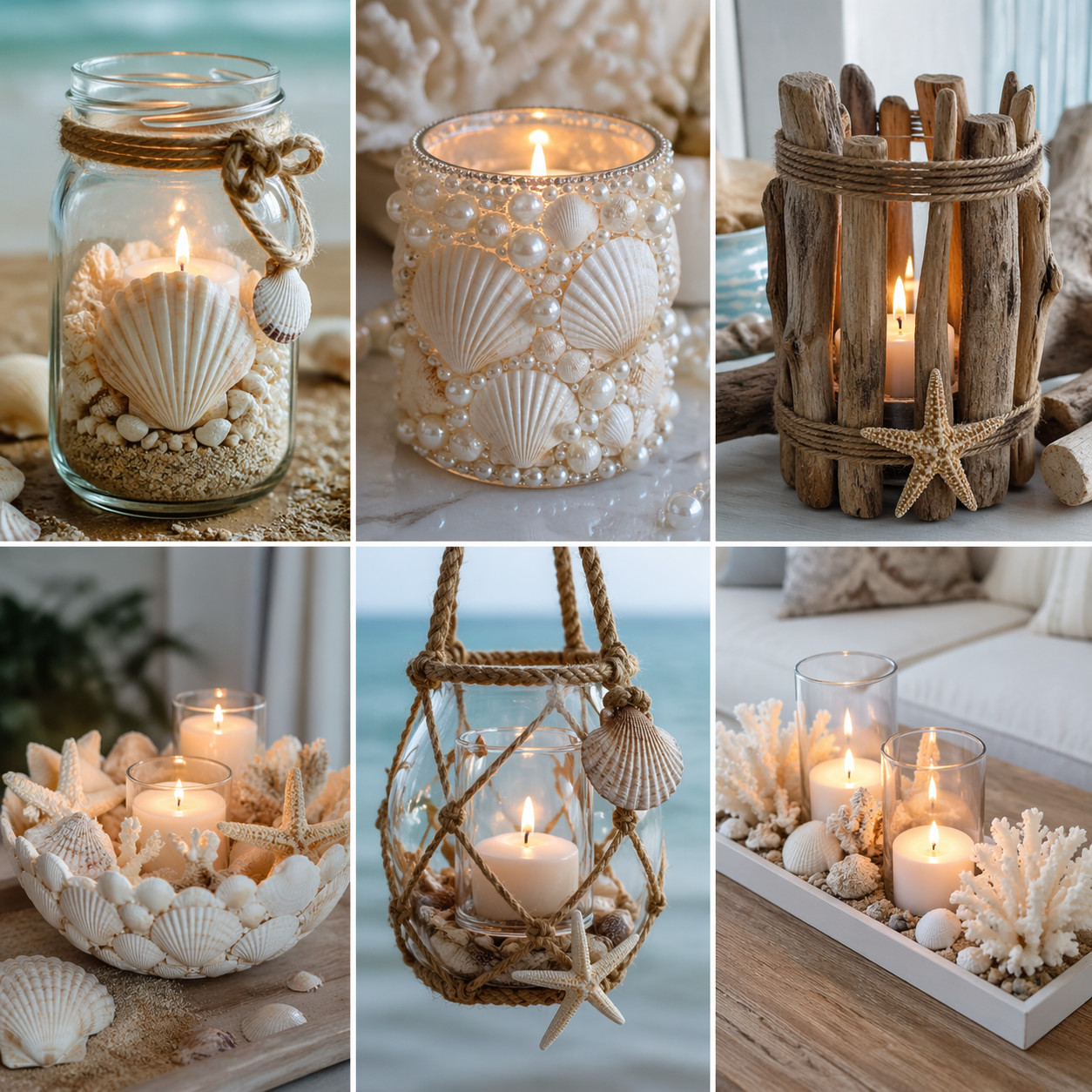 Beautiful Candle Holders with Seashells for Your Home Beautiful Candle Holders with Seashells for Your Home beautiful candle holders with seashells 3