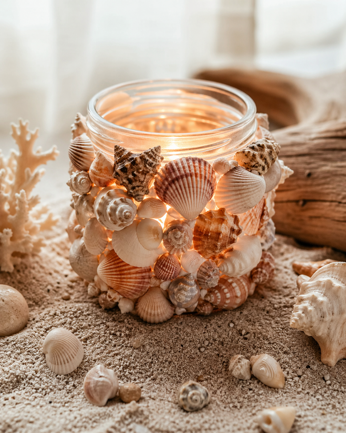 Beautiful Candle Holders with Seashells for Your Home Beautiful Candle Holders with Seashells for Your Home beautiful candle holders with seashells 4