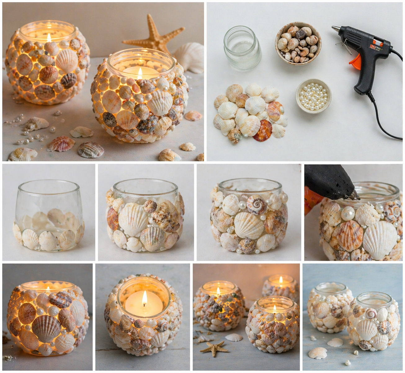 Beautiful Candle Holders with Seashells for Your Home Beautiful Candle Holders with Seashells for Your Home beautiful candle holders with seashells 5