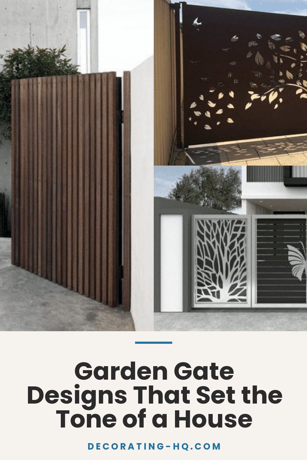 Garden Gate Designs That Set the Tone of a House