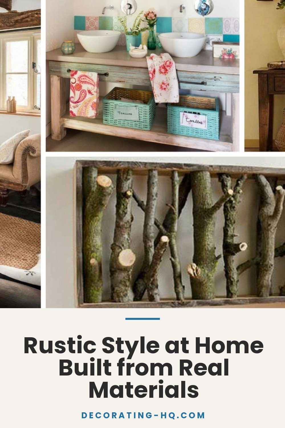 Rustic Style at Home Built from Real Materials
