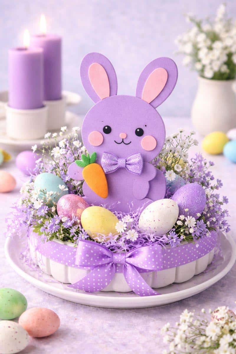 beautiful lilac centerpiece ideas for easter 5