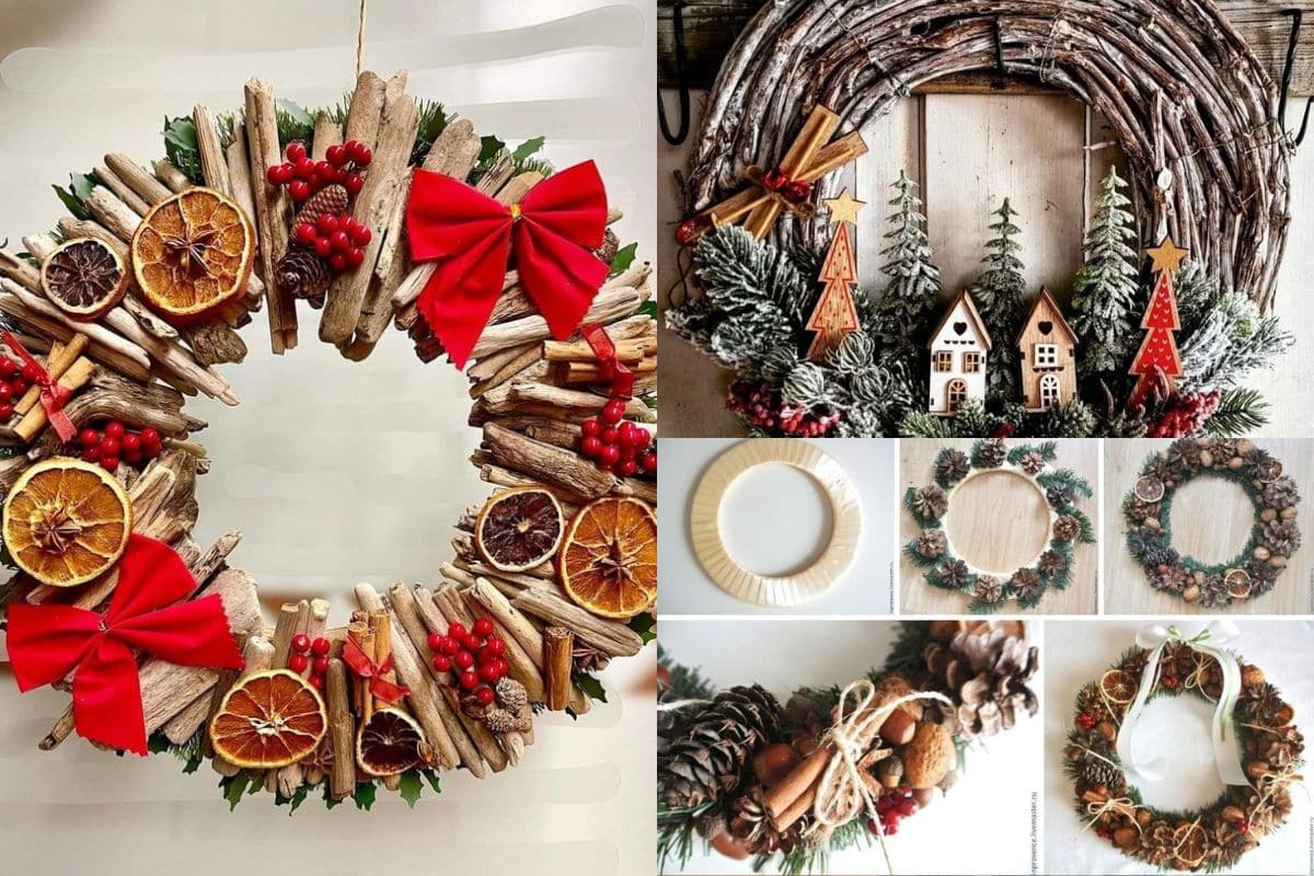 beautiful rustic wreaths for a front door 10