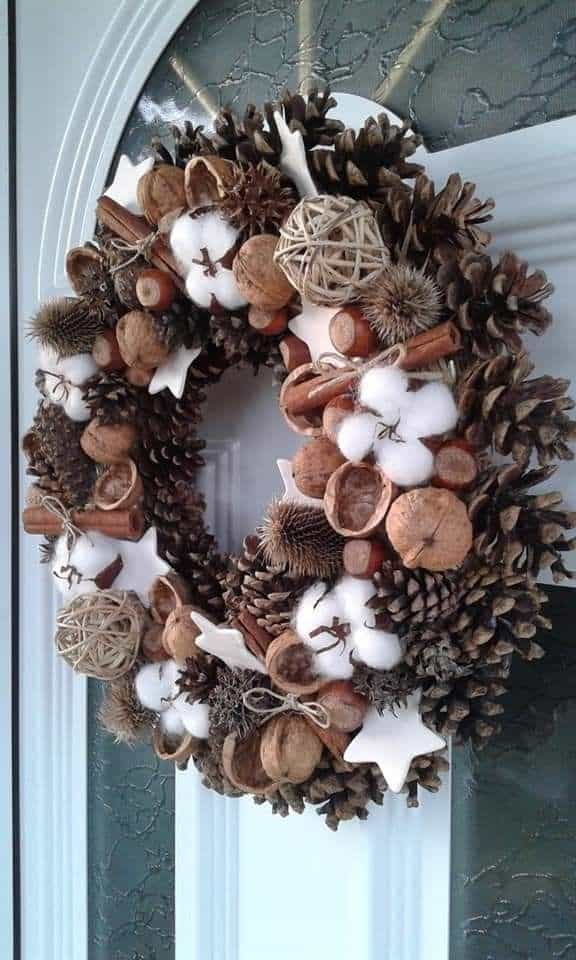 beautiful rustic wreaths for a front door 2