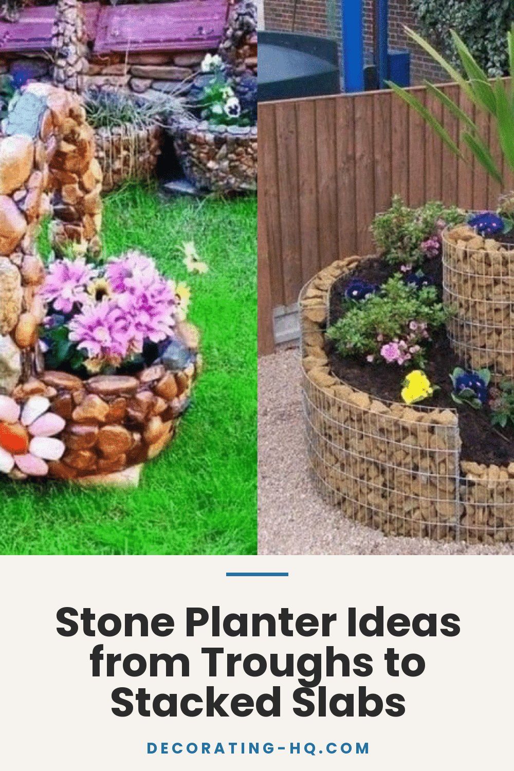 Stone Planter Ideas from Troughs to Stacked Slabs