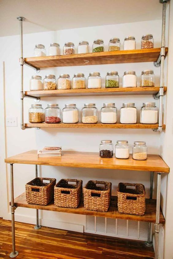 best ideas for open kitchen shelves 2