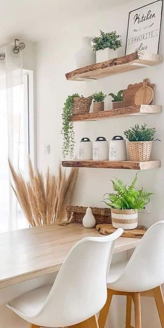 best ideas for open kitchen shelves 8