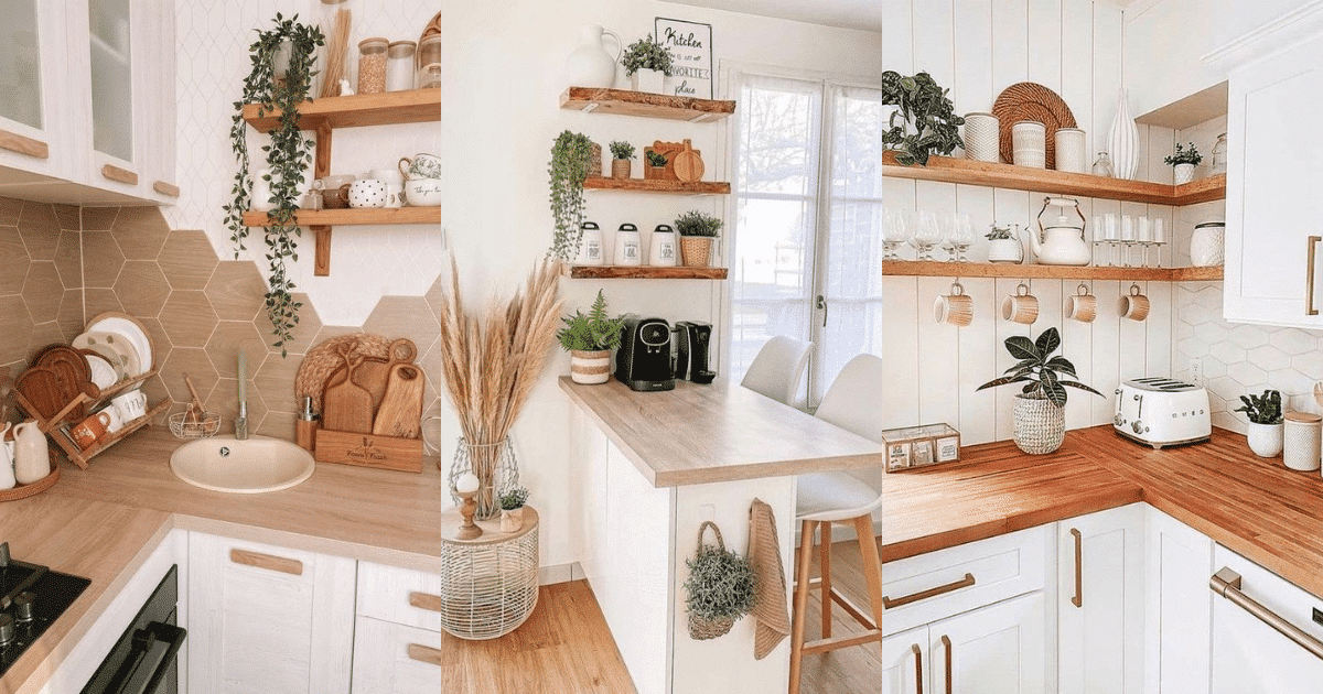 best ideas for open kitchen shelves