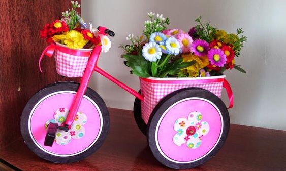 bicycles made from margarine packets 2