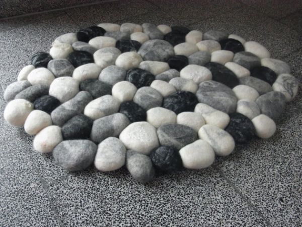 black pebbles decor ideas 15
