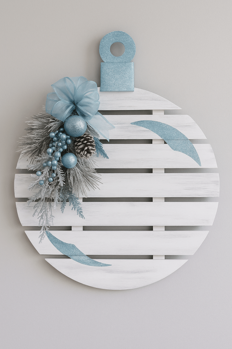 boules de noel geantes fabriquees a partir de palettes en bois 7