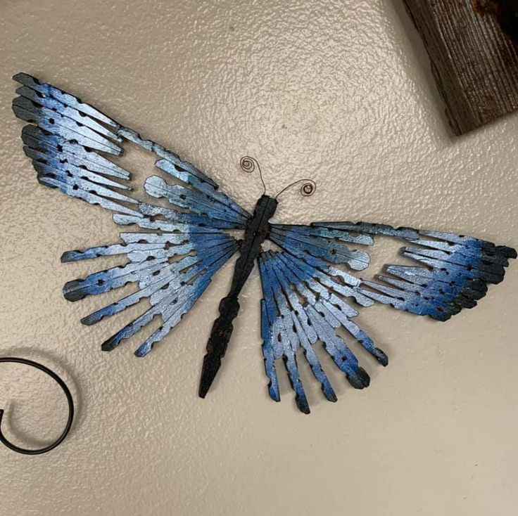 butterflies crafted with clothespins 6