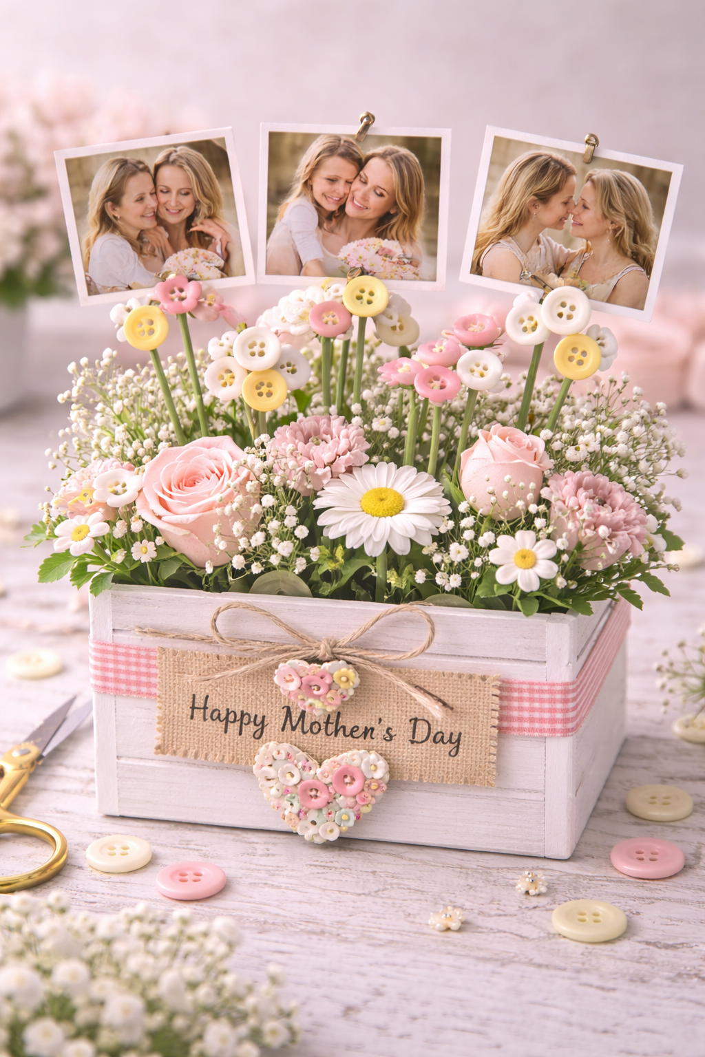 Button Crafts for Mother’s Day: Creative and Beautiful DIY Ideas to Make by Hand Button Crafts for Mother’s Day: Creative and Beautiful DIY Ideas to Make by Hand button crafts for mothers day 1