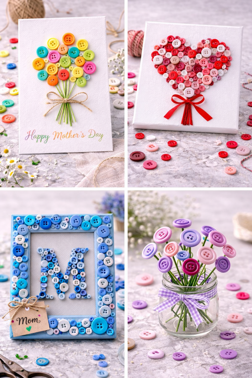 Button Crafts for Mother’s Day: Creative and Beautiful DIY Ideas to Make by Hand Button Crafts for Mother’s Day: Creative and Beautiful DIY Ideas to Make by Hand button crafts for mothers day 6