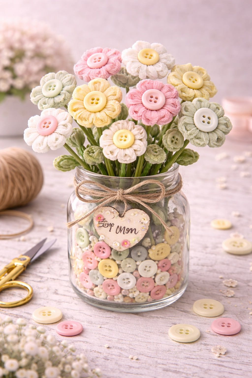Button Crafts for Mother’s Day: Creative and Beautiful DIY Ideas to Make by Hand Button Crafts for Mother’s Day: Creative and Beautiful DIY Ideas to Make by Hand button crafts for mothers day 7