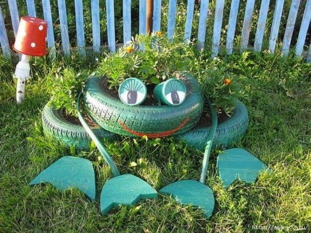 15+ Superb Car Tire Crafts for Your Home and Garden