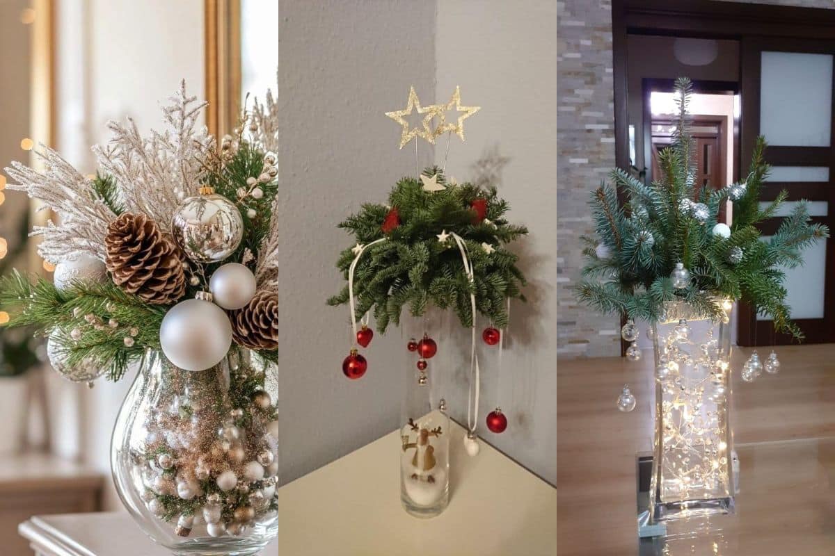 charming christmas vase ideas 10