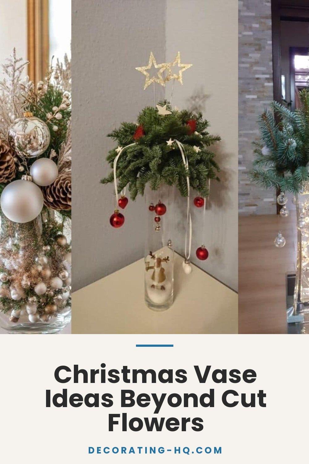 Christmas Vase Ideas Beyond Cut Flowers