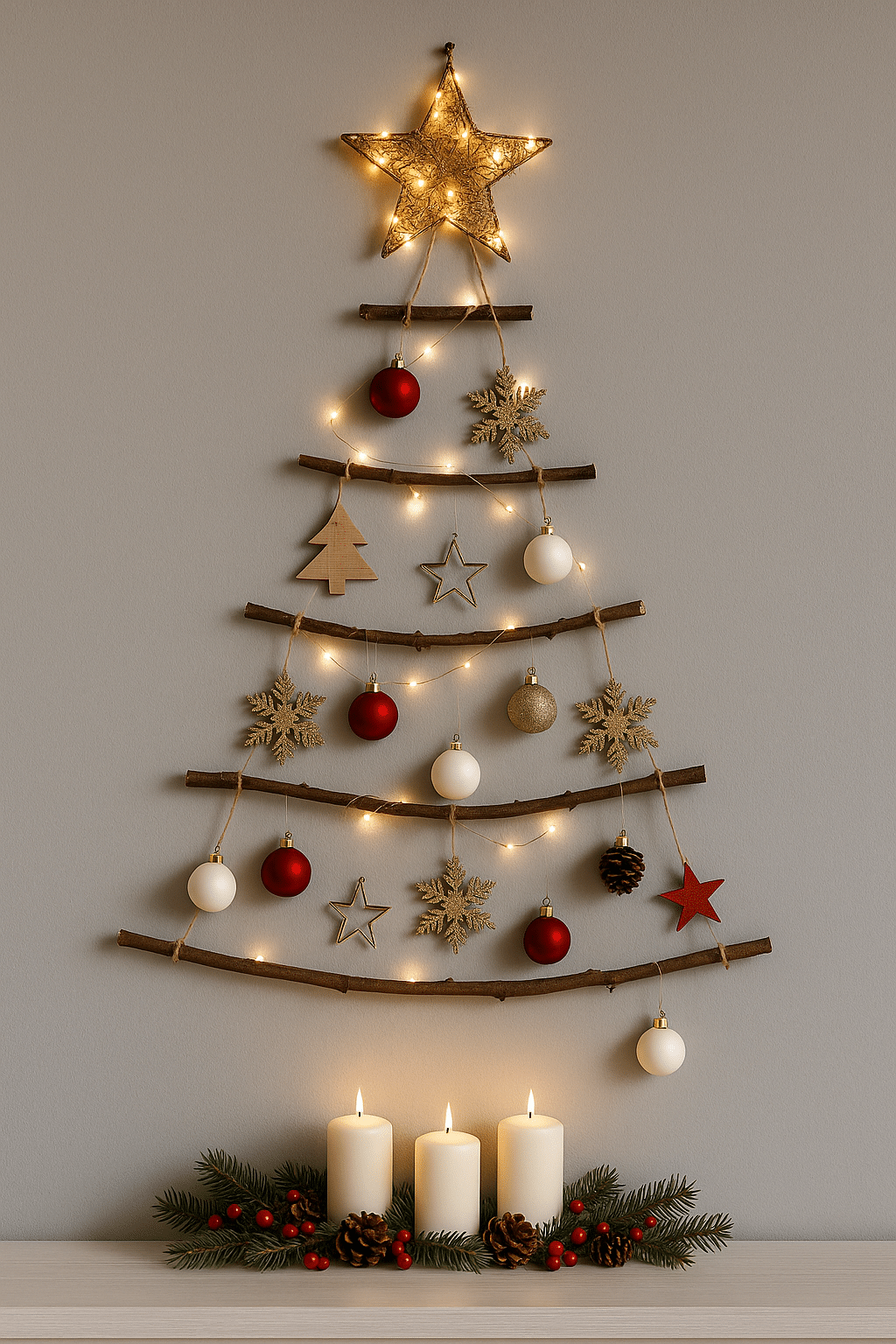 cheap christmas tree ideas 1