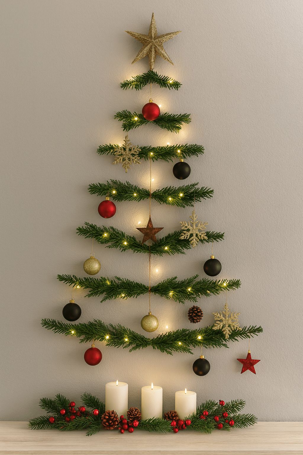 cheap christmas tree ideas 3