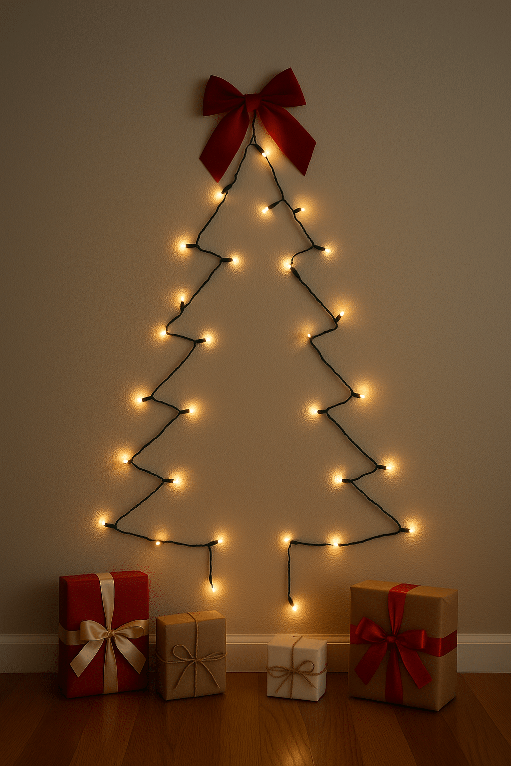 cheap christmas tree ideas 6