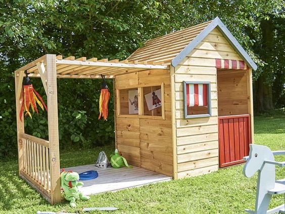 15+ Pallet kids house garden ideas