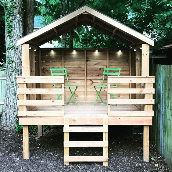 15+ Pallet kids house garden ideas