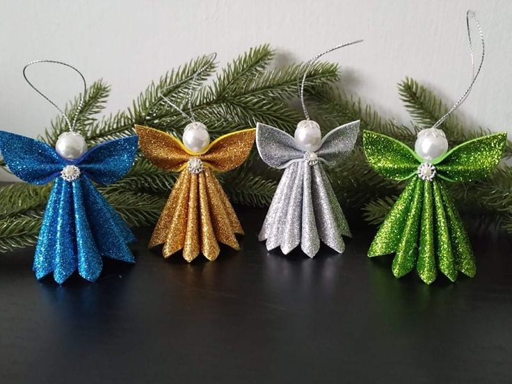 christmas angel ornaments making from eva foam 4