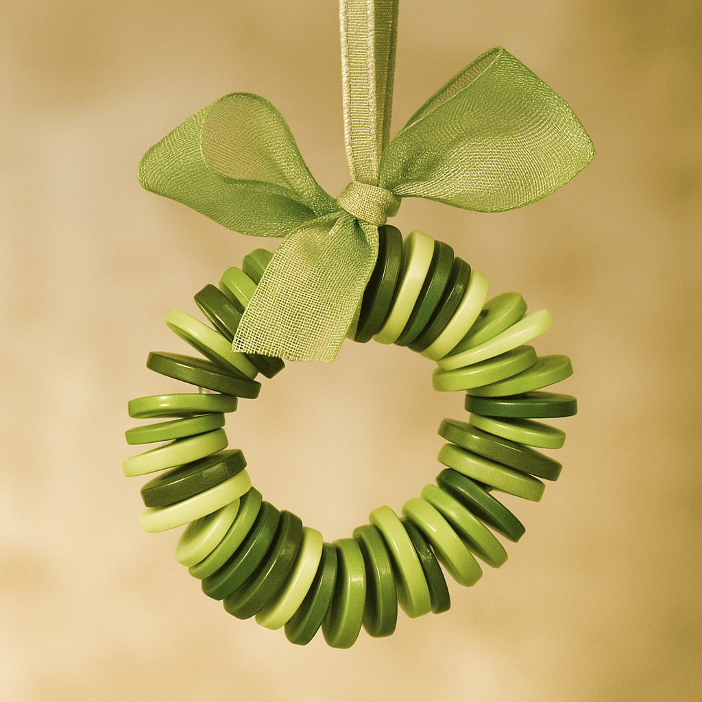 christmas button crafts ideas 6