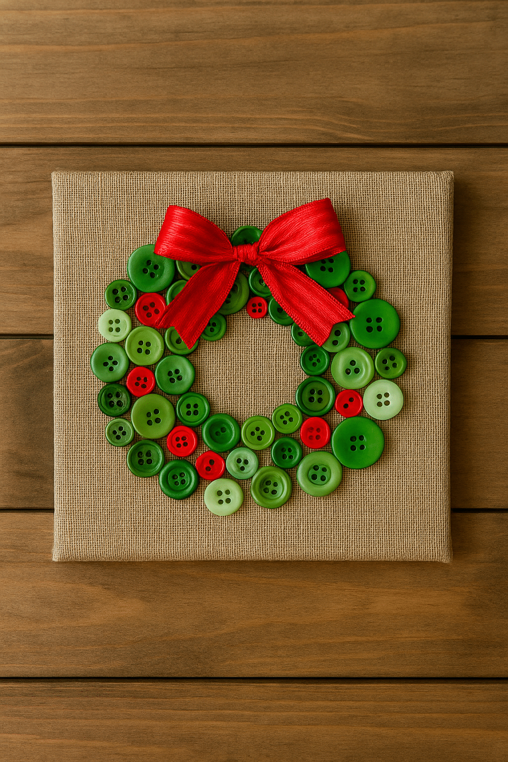 christmas button crafts ideas 7