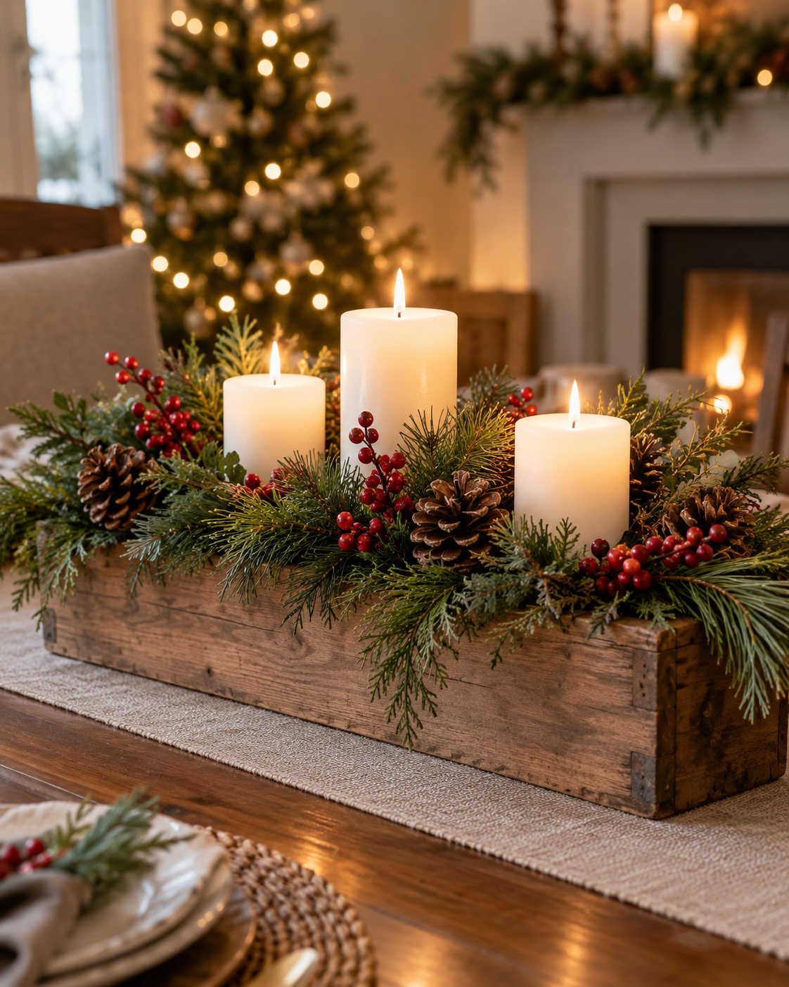 DIY Christmas Centerpiece Using Wooden Boxes That Wows DIY Christmas Centerpiece Using Wooden Boxes That Wows christmas centerpiece using wooden boxes 7