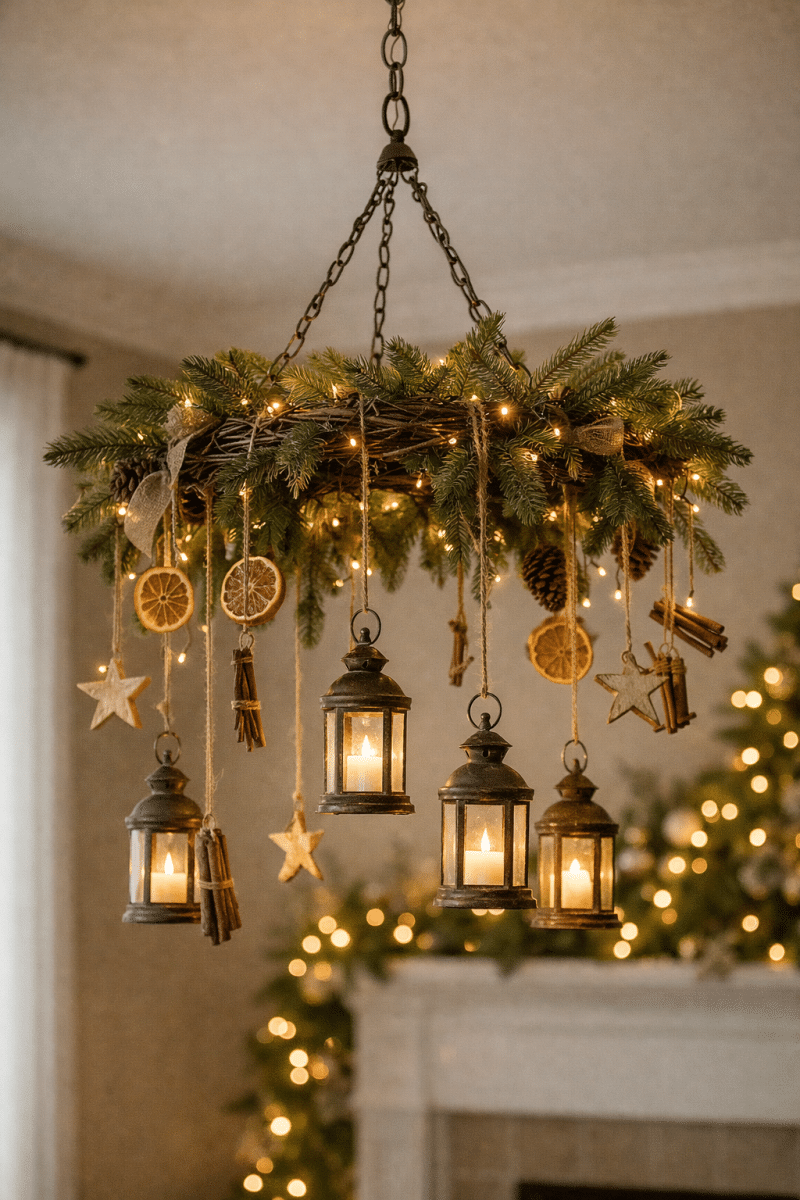 christmas chandelier ideas 3