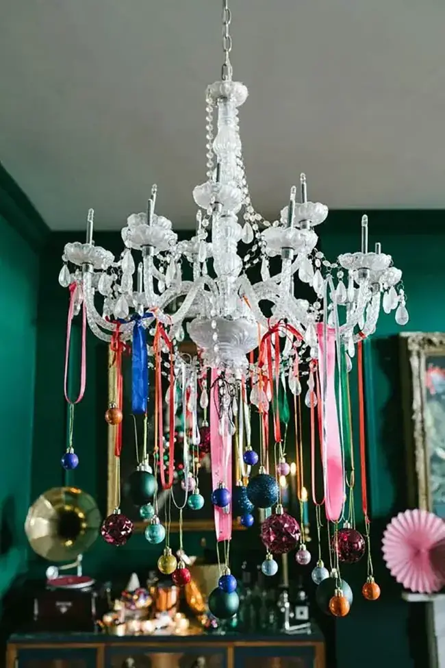 Christmas Chandelier Ideas: Transform Your Holiday Lighting Into a Magical Centerpiece christmas chandelier ideas